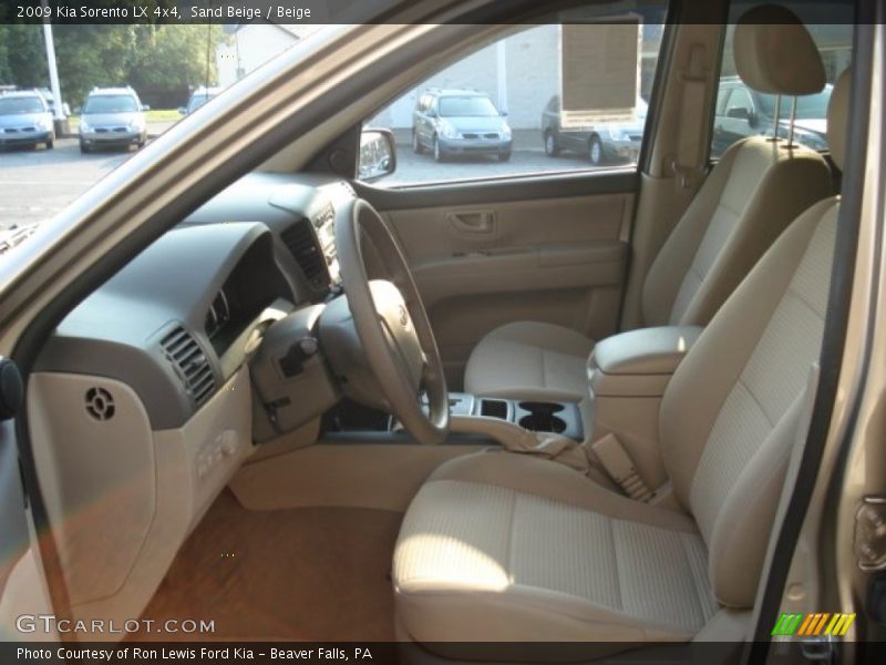 Sand Beige / Beige 2009 Kia Sorento LX 4x4