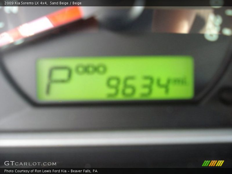 Sand Beige / Beige 2009 Kia Sorento LX 4x4