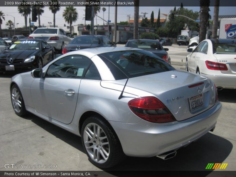 Iridium Silver Metallic / Black/Ash 2009 Mercedes-Benz SLK 300 Roadster