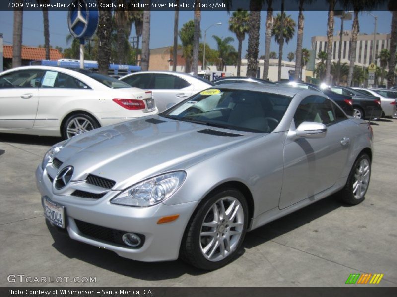 Iridium Silver Metallic / Black/Ash 2009 Mercedes-Benz SLK 300 Roadster