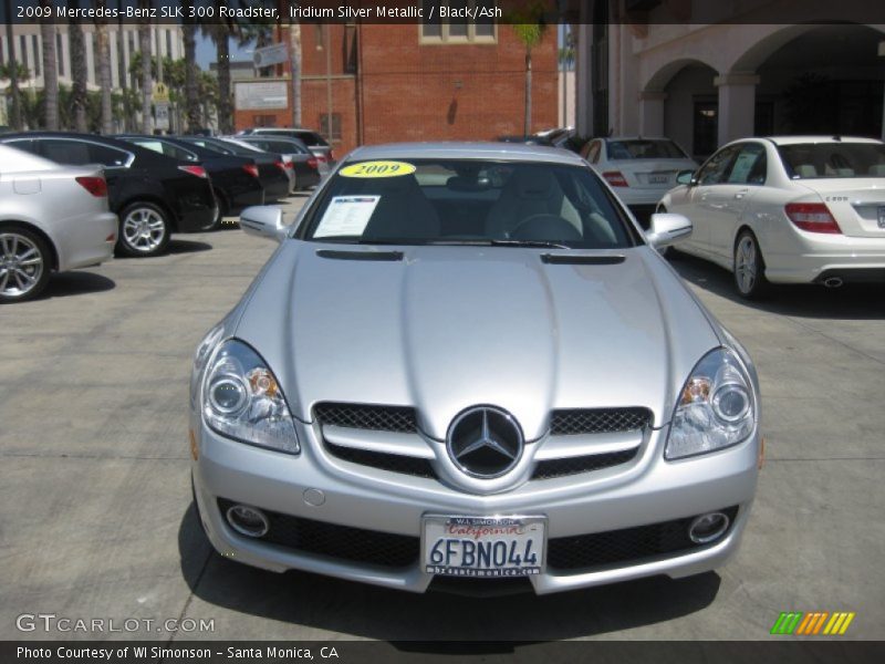 Iridium Silver Metallic / Black/Ash 2009 Mercedes-Benz SLK 300 Roadster