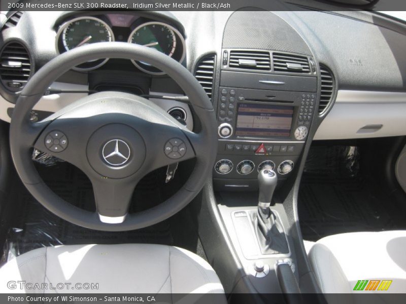 Iridium Silver Metallic / Black/Ash 2009 Mercedes-Benz SLK 300 Roadster