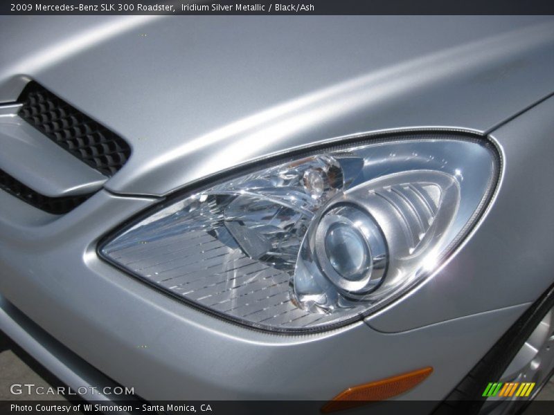 Iridium Silver Metallic / Black/Ash 2009 Mercedes-Benz SLK 300 Roadster