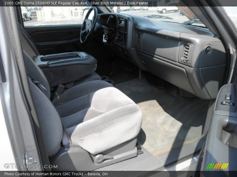 Silver Birch Metallic / Dark Pewter 2005 GMC Sierra 2500HD SLE Regular Cab 4x4