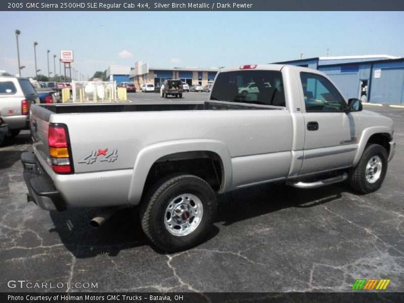 Silver Birch Metallic / Dark Pewter 2005 GMC Sierra 2500HD SLE Regular Cab 4x4