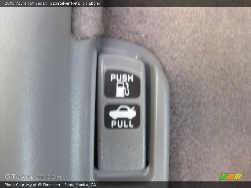 Satin Silver Metallic / Ebony 2005 Acura TSX Sedan