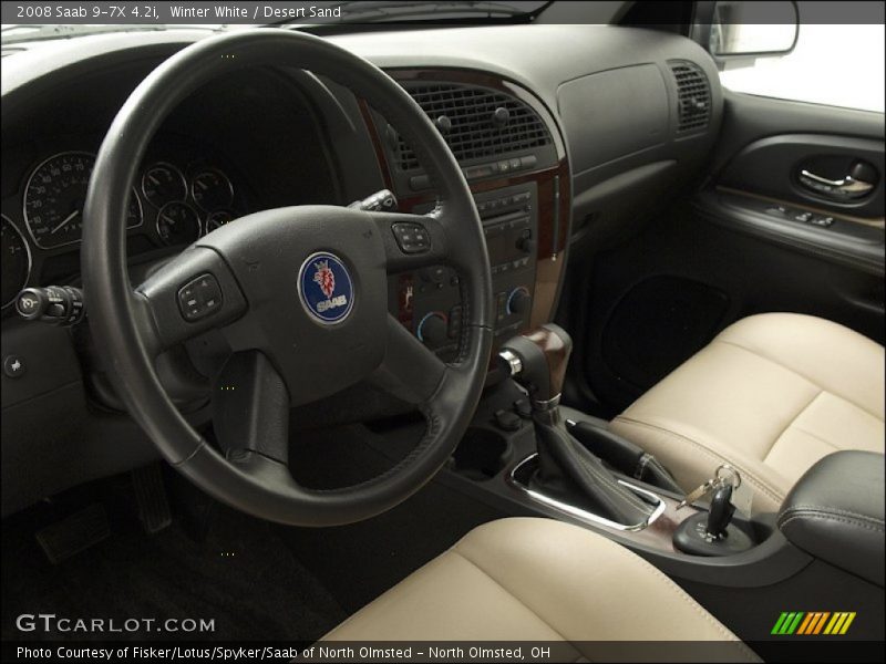  2008 9-7X 4.2i Desert Sand Interior