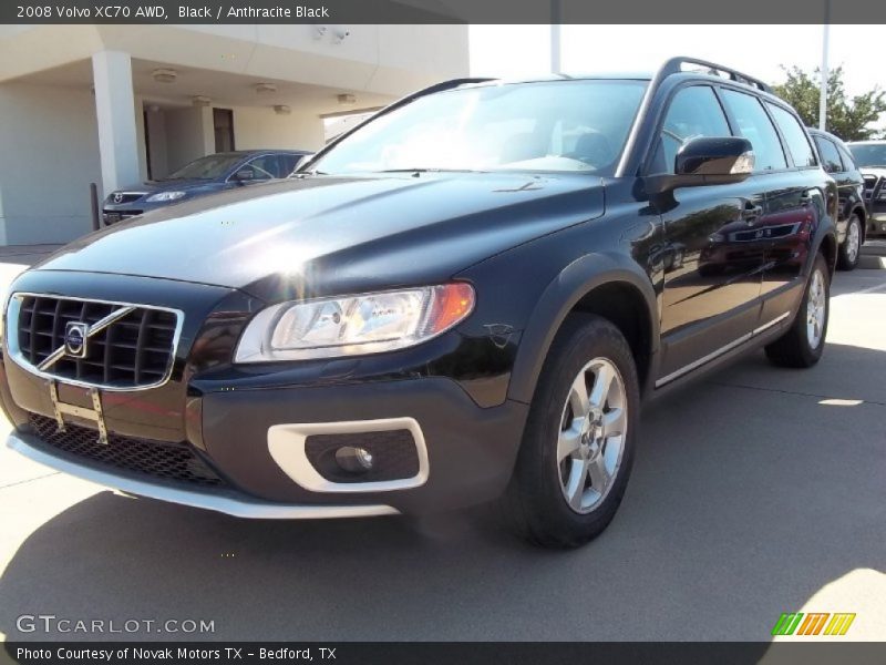 Black / Anthracite Black 2008 Volvo XC70 AWD