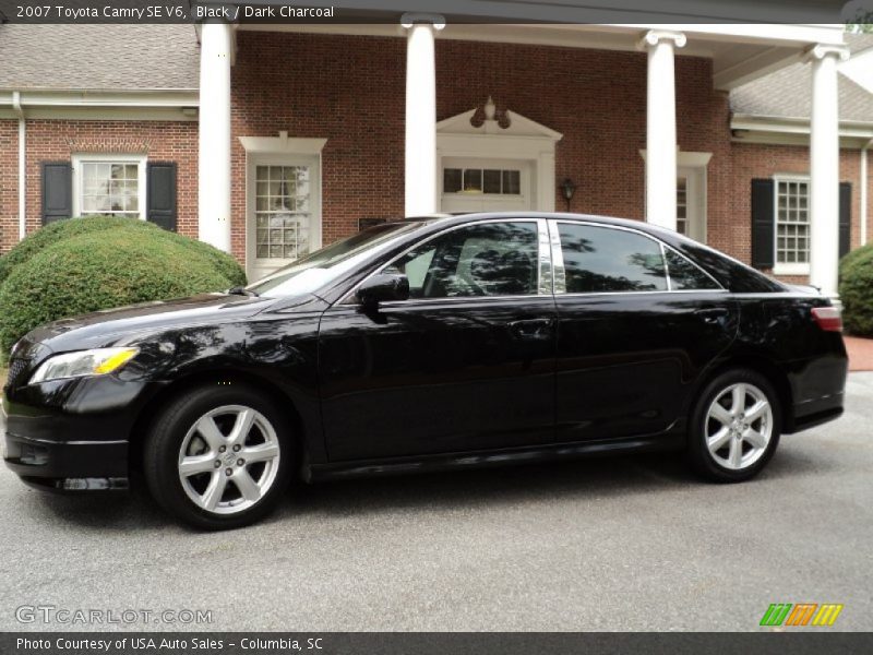 Black / Dark Charcoal 2007 Toyota Camry SE V6