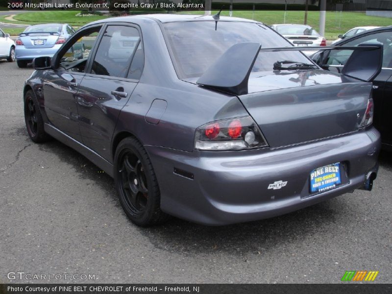 Graphite Gray / Black Alcantara 2006 Mitsubishi Lancer Evolution IX