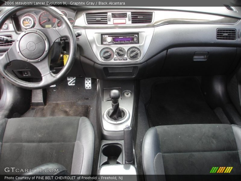 Graphite Gray / Black Alcantara 2006 Mitsubishi Lancer Evolution IX