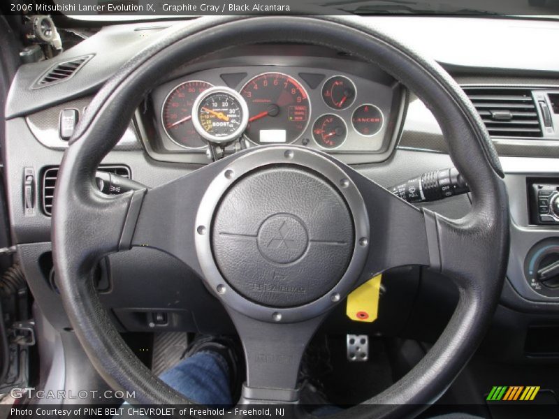 Graphite Gray / Black Alcantara 2006 Mitsubishi Lancer Evolution IX