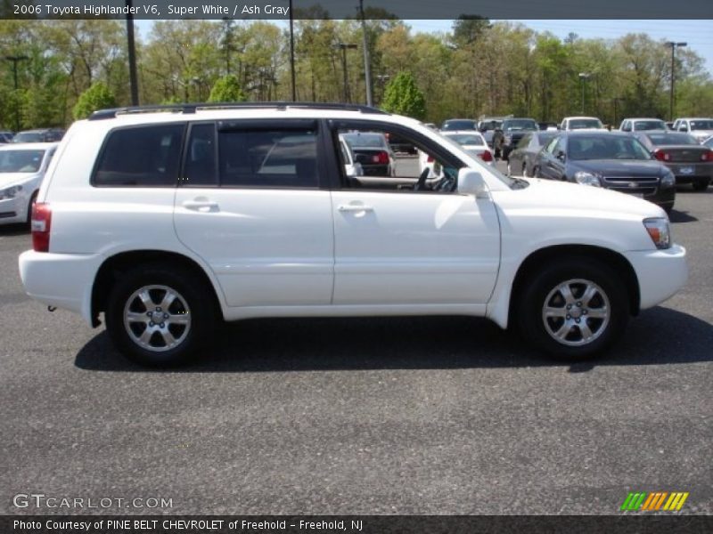 Super White / Ash Gray 2006 Toyota Highlander V6
