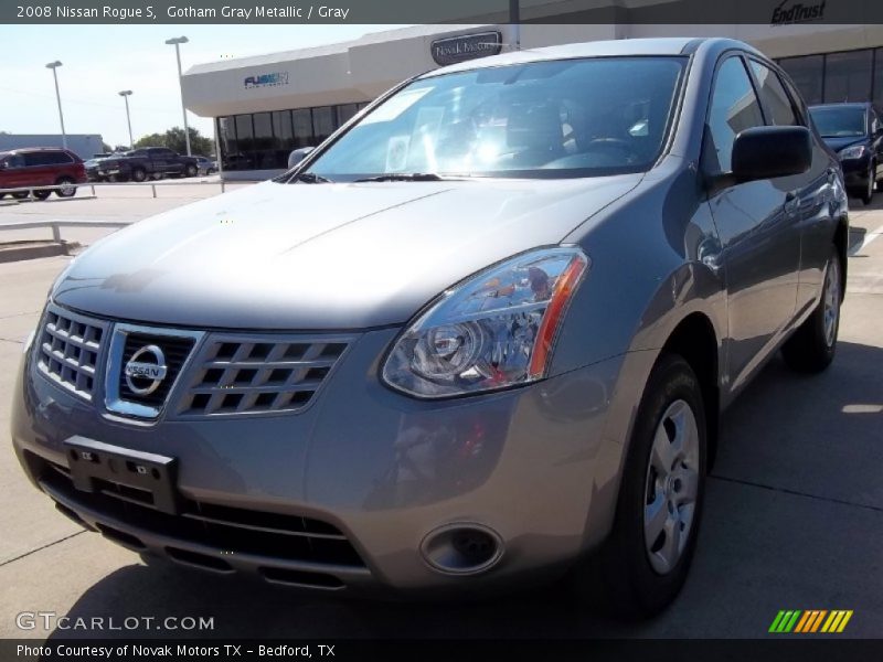 Gotham Gray Metallic / Gray 2008 Nissan Rogue S