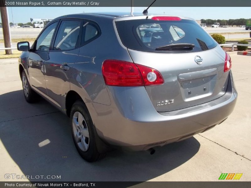 Gotham Gray Metallic / Gray 2008 Nissan Rogue S