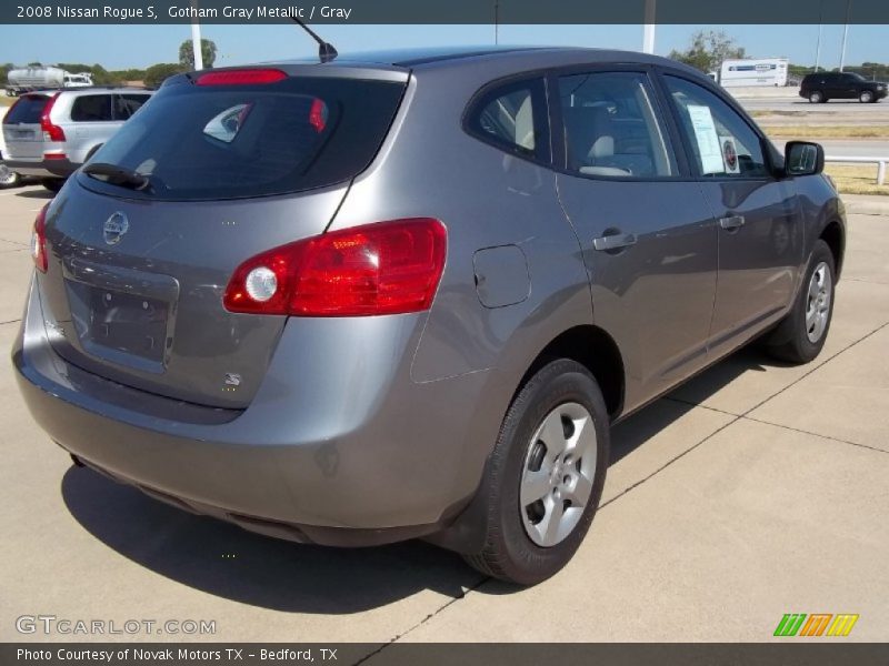 Gotham Gray Metallic / Gray 2008 Nissan Rogue S