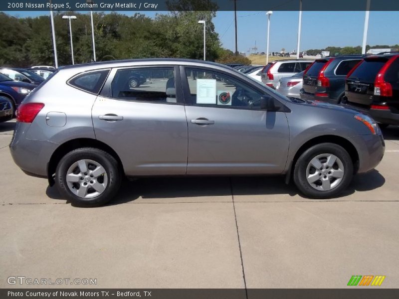 Gotham Gray Metallic / Gray 2008 Nissan Rogue S