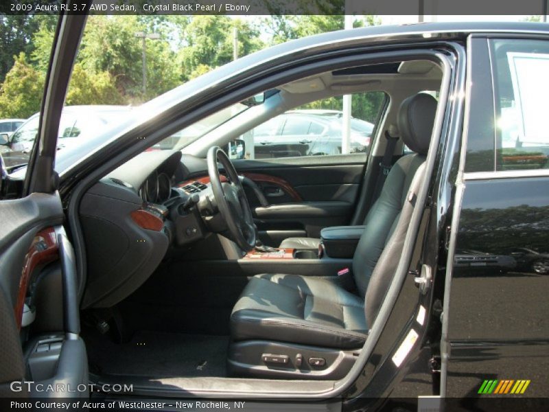 Crystal Black Pearl / Ebony 2009 Acura RL 3.7 AWD Sedan