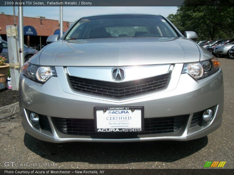 Palladium Metallic / Ebony 2009 Acura TSX Sedan