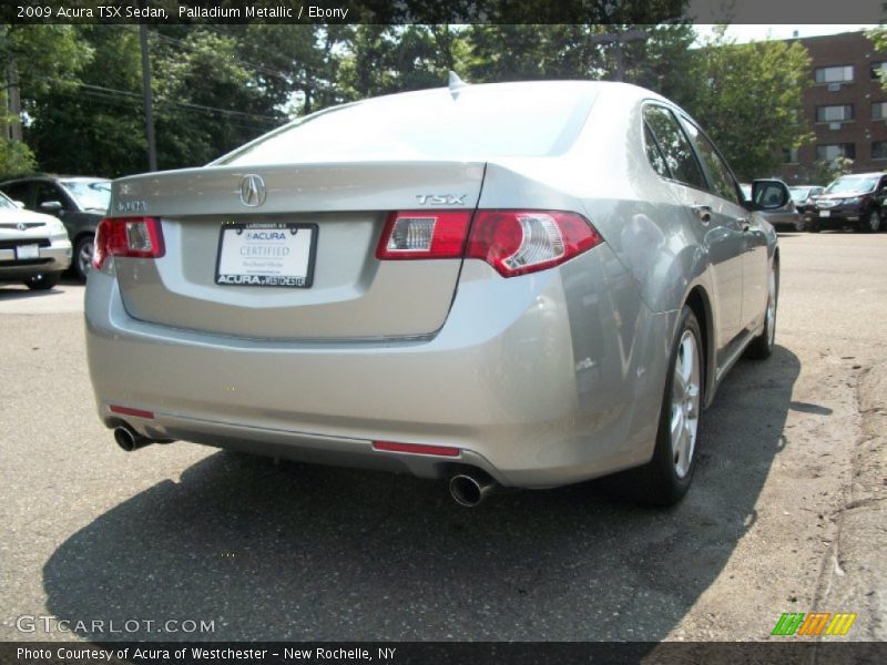Palladium Metallic / Ebony 2009 Acura TSX Sedan