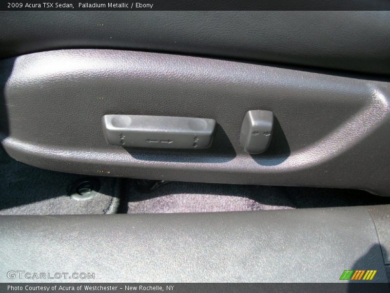 Palladium Metallic / Ebony 2009 Acura TSX Sedan