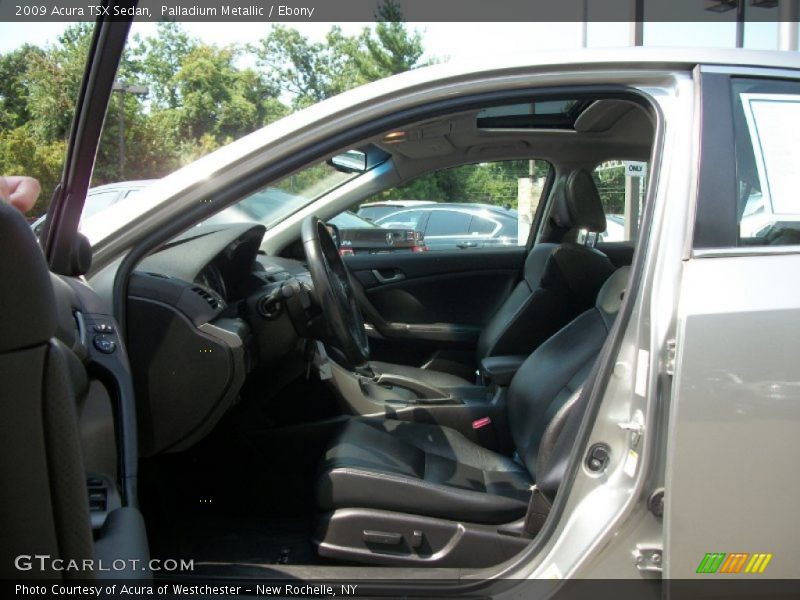 Palladium Metallic / Ebony 2009 Acura TSX Sedan