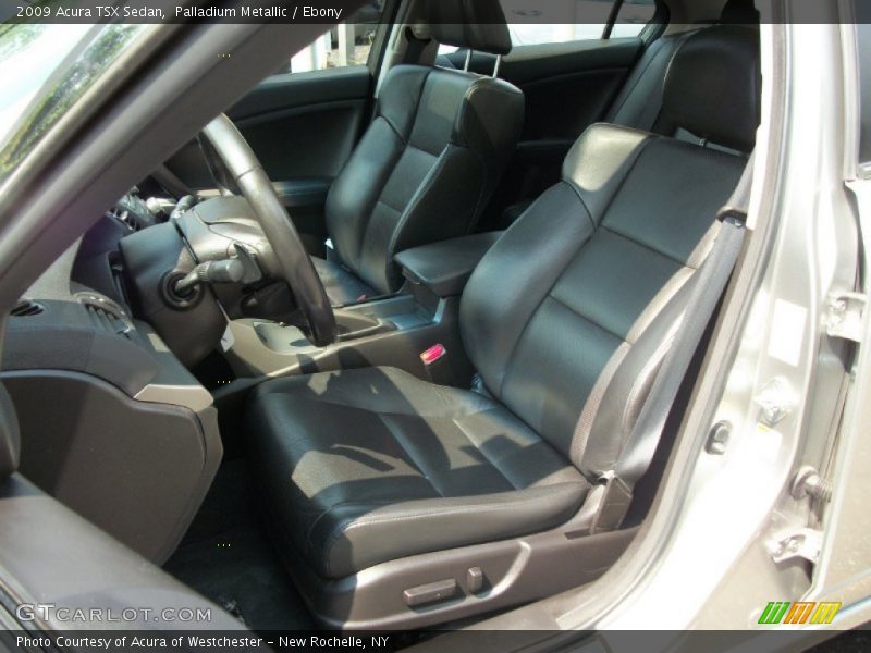 Palladium Metallic / Ebony 2009 Acura TSX Sedan
