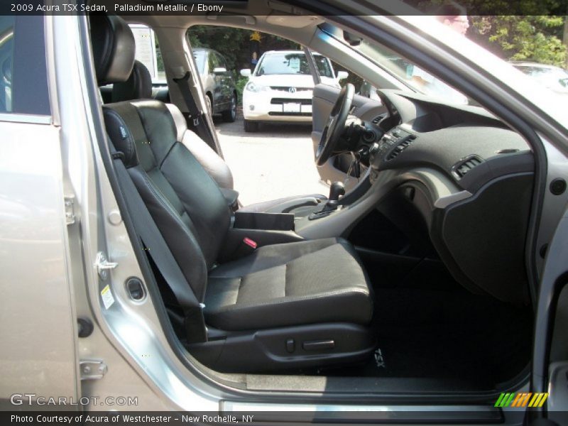 Palladium Metallic / Ebony 2009 Acura TSX Sedan