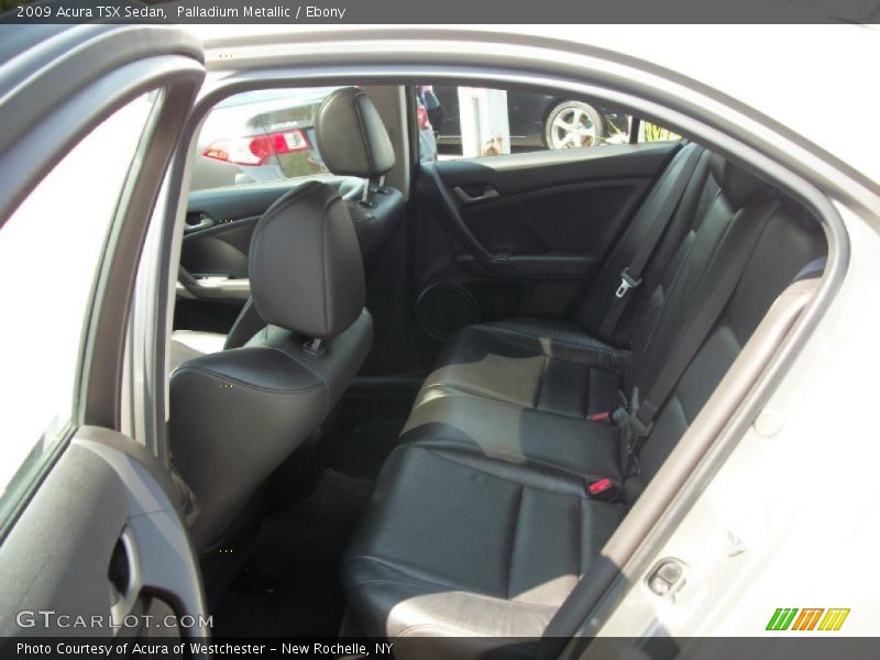 Palladium Metallic / Ebony 2009 Acura TSX Sedan