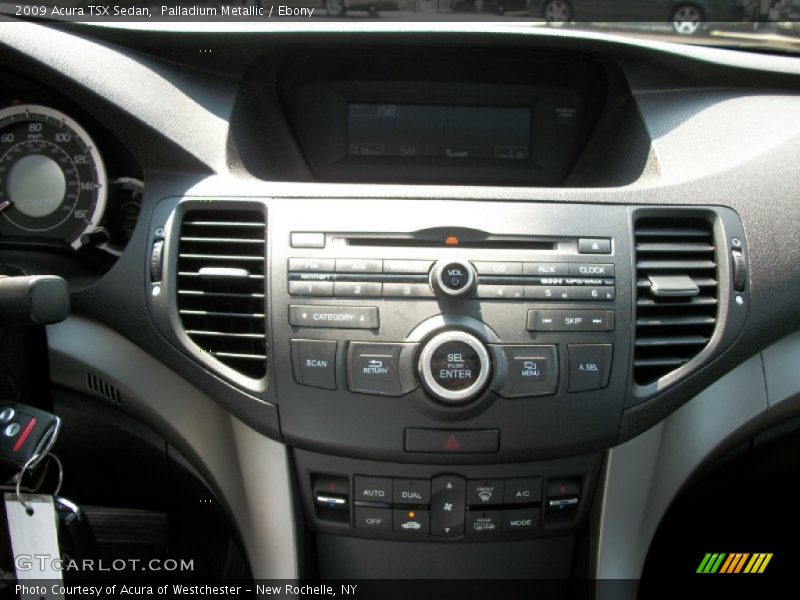 Palladium Metallic / Ebony 2009 Acura TSX Sedan