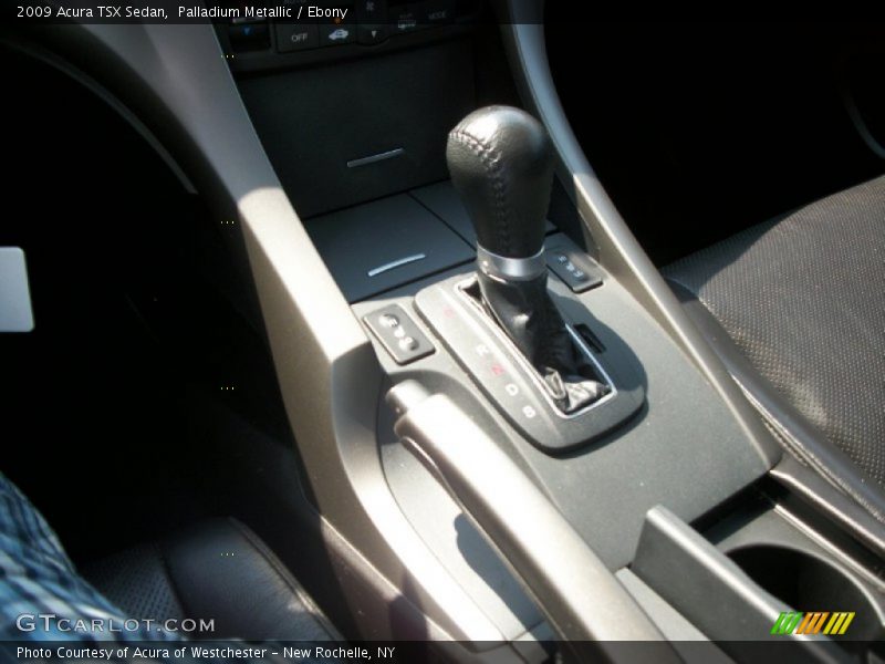 Palladium Metallic / Ebony 2009 Acura TSX Sedan