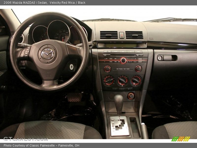 Velocity Red Mica / Black 2006 Mazda MAZDA3 i Sedan