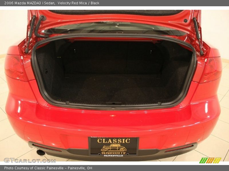 Velocity Red Mica / Black 2006 Mazda MAZDA3 i Sedan