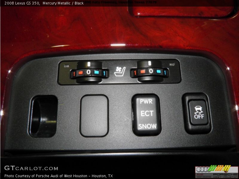 Mercury Metallic / Black 2008 Lexus GS 350