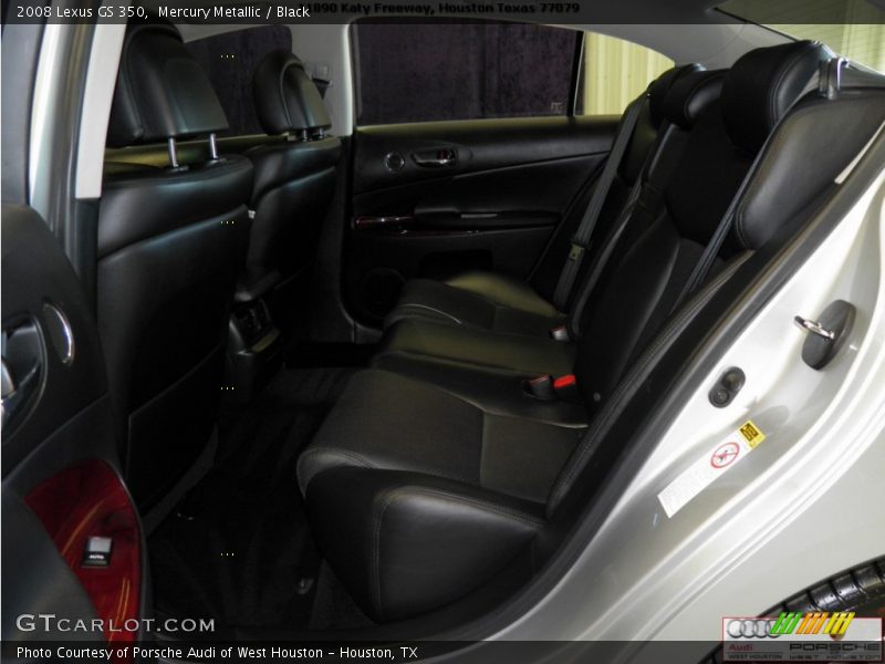 Mercury Metallic / Black 2008 Lexus GS 350