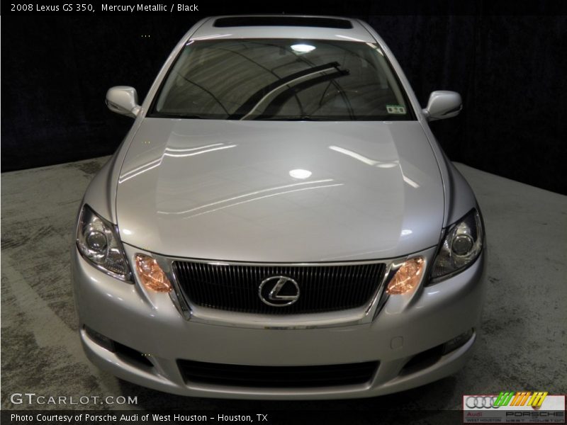 Mercury Metallic / Black 2008 Lexus GS 350
