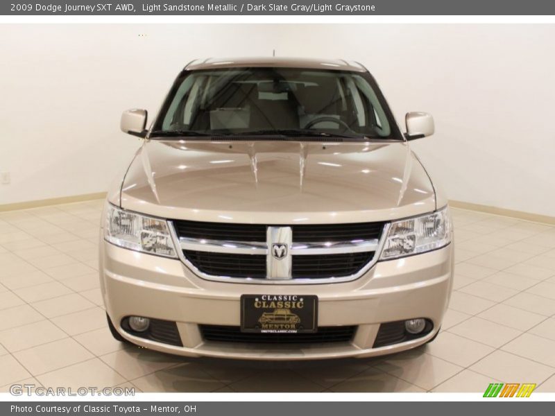 Light Sandstone Metallic / Dark Slate Gray/Light Graystone 2009 Dodge Journey SXT AWD