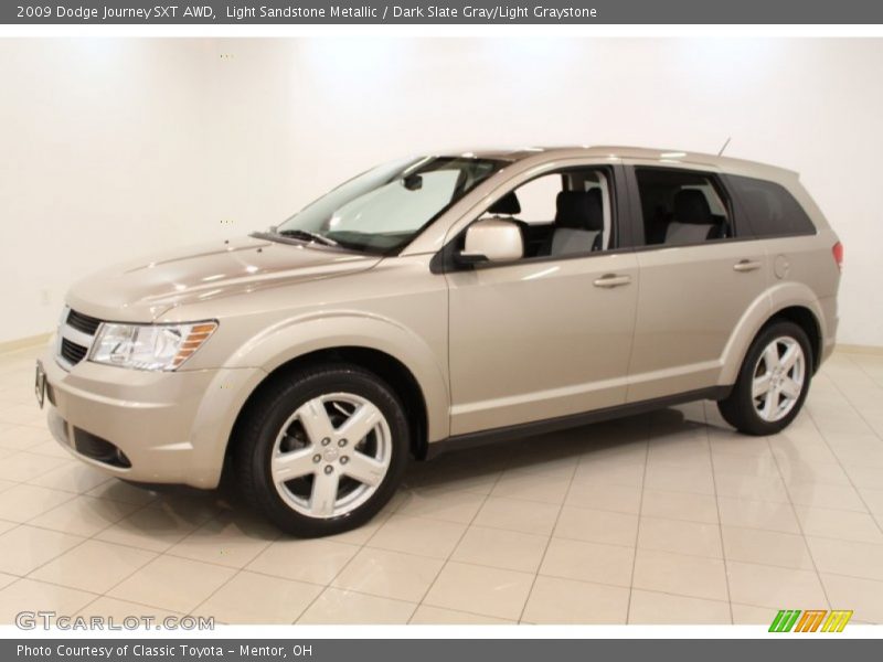 Light Sandstone Metallic / Dark Slate Gray/Light Graystone 2009 Dodge Journey SXT AWD