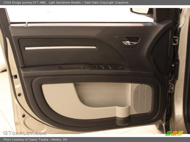 Light Sandstone Metallic / Dark Slate Gray/Light Graystone 2009 Dodge Journey SXT AWD