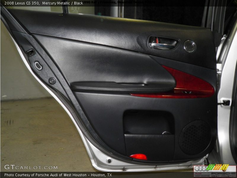Mercury Metallic / Black 2008 Lexus GS 350
