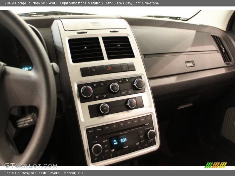 Light Sandstone Metallic / Dark Slate Gray/Light Graystone 2009 Dodge Journey SXT AWD