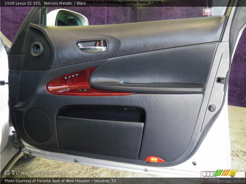 Mercury Metallic / Black 2008 Lexus GS 350