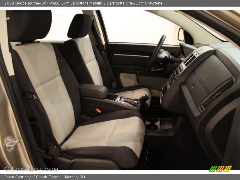 Light Sandstone Metallic / Dark Slate Gray/Light Graystone 2009 Dodge Journey SXT AWD