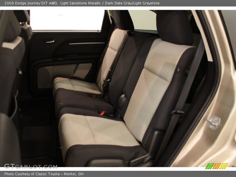 Light Sandstone Metallic / Dark Slate Gray/Light Graystone 2009 Dodge Journey SXT AWD