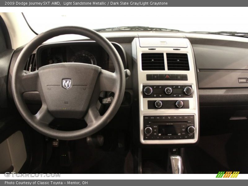 Light Sandstone Metallic / Dark Slate Gray/Light Graystone 2009 Dodge Journey SXT AWD
