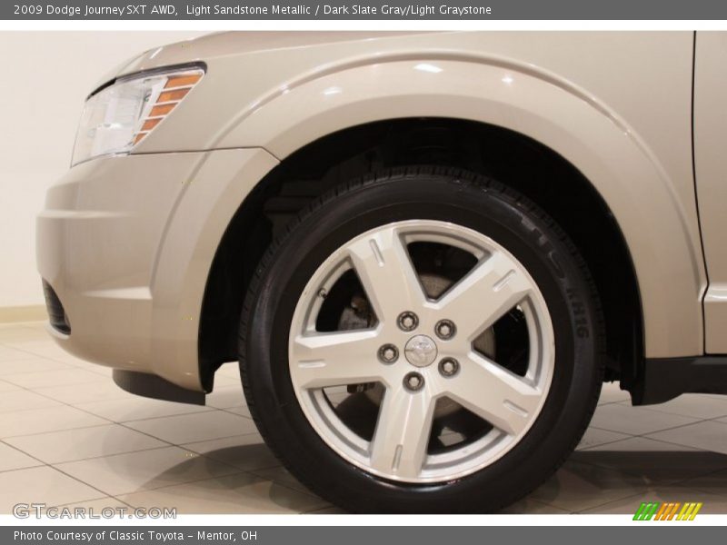 Light Sandstone Metallic / Dark Slate Gray/Light Graystone 2009 Dodge Journey SXT AWD