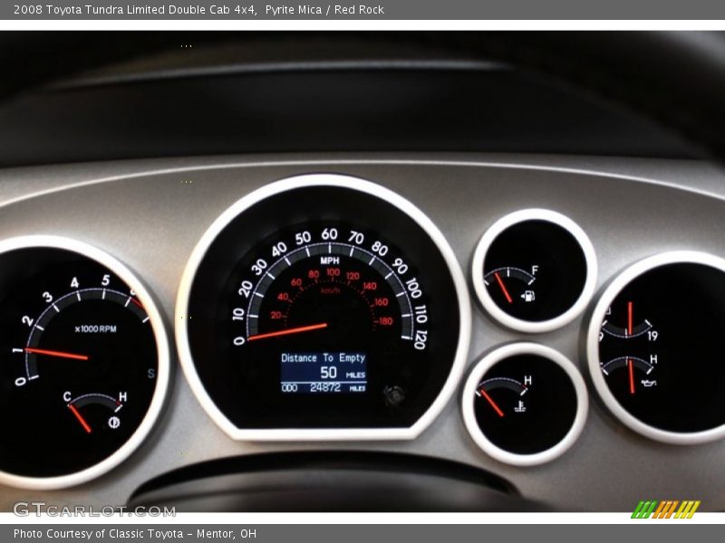 Pyrite Mica / Red Rock 2008 Toyota Tundra Limited Double Cab 4x4