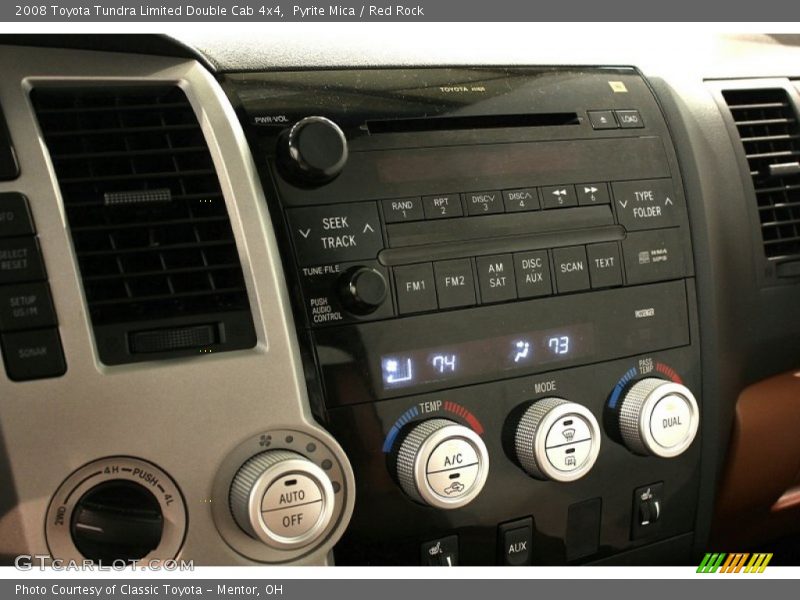 Pyrite Mica / Red Rock 2008 Toyota Tundra Limited Double Cab 4x4