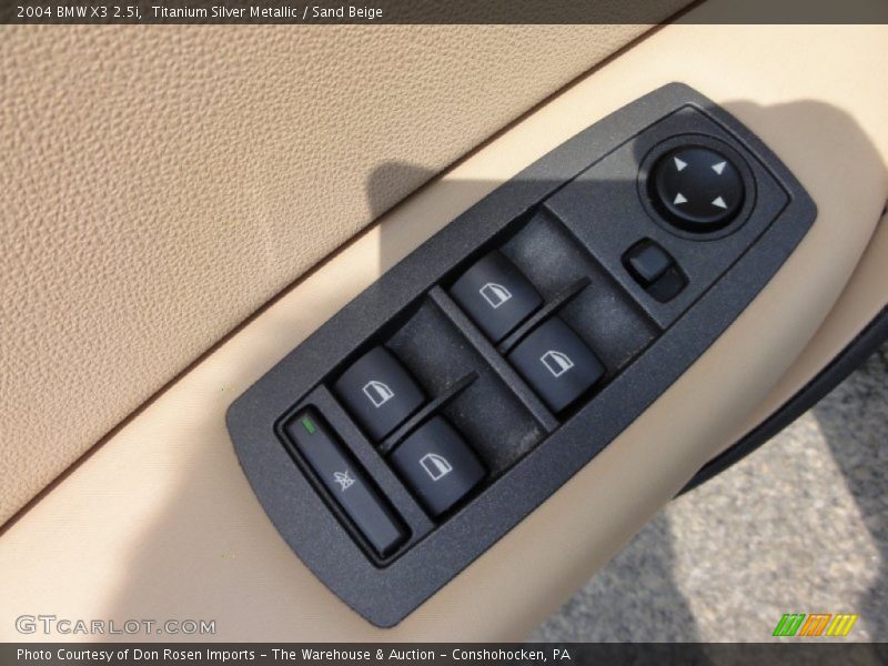 Titanium Silver Metallic / Sand Beige 2004 BMW X3 2.5i