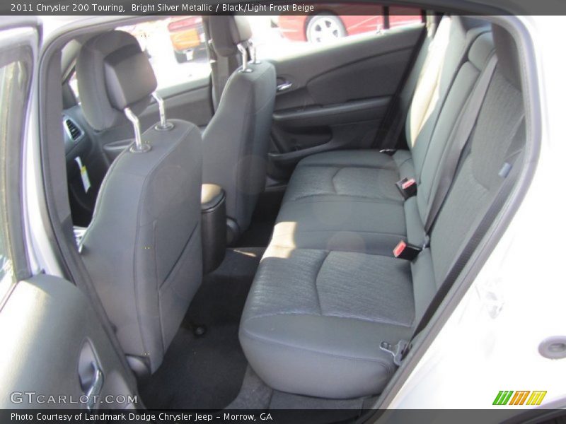 Bright Silver Metallic / Black/Light Frost Beige 2011 Chrysler 200 Touring